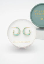 Load image into Gallery viewer, With a Twist Hoop Earrings