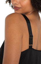 Load image into Gallery viewer, Woven Tank w/Lace Trim