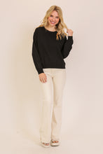 Load image into Gallery viewer, Round Neck Knit Sweater Top