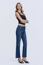 Load image into Gallery viewer, Mid Rise Raw Hem Kick Flare