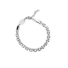 Load image into Gallery viewer, Silver Squared Chain Bracelet