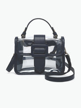 Load image into Gallery viewer, Toni Clear Flapover Crossbody Bag