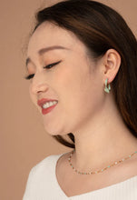 Load image into Gallery viewer, With a Twist Hoop Earrings