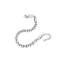 Load image into Gallery viewer, Silver Squared Chain Bracelet