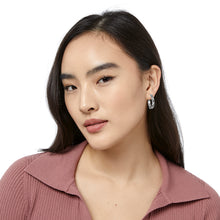 Load image into Gallery viewer, Contempo Small Hoop Earrings