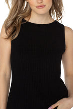 Load image into Gallery viewer, Slvless Boat Neck Rib Knit Top