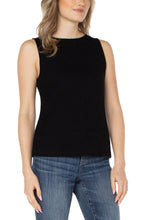 Load image into Gallery viewer, Slvless Boat Neck Rib Knit Top
