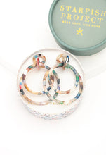 Load image into Gallery viewer, Margot Resin Dangle Hoop Earrings
