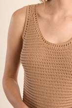 Load image into Gallery viewer, Crochet Knit Tank Top
