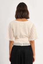 Load image into Gallery viewer, Open Work Wrap Top
