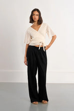 Load image into Gallery viewer, Open Work Wrap Top
