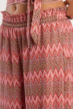 Load image into Gallery viewer, Wide Leg Trouser w/Graphic Print
