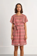 Load image into Gallery viewer, Belted Mini Dress w/separate Cami Liner
