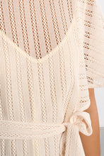 Load image into Gallery viewer, Openwork Knit Mini Dress
