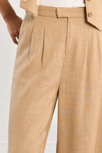 Load image into Gallery viewer, High Waist Wide Leg Linen Pant
