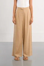 Load image into Gallery viewer, High Waist Wide Leg Linen Pant
