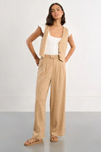 Load image into Gallery viewer, High Waist Wide Leg Linen Pant
