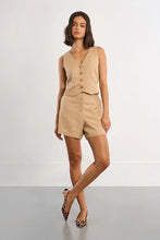 Load image into Gallery viewer, High Waist Linen Shorts
