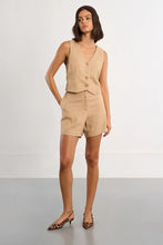 Load image into Gallery viewer, High Waist Linen Shorts

