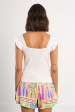 Load image into Gallery viewer, Knit Ruffle Slv Top
