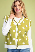 Load image into Gallery viewer, Polka Dot Sweater Vest
