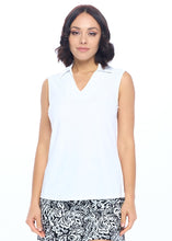 Load image into Gallery viewer, Rosa Slvless Polo Top
