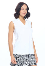 Load image into Gallery viewer, Rosa Slvless Polo Top
