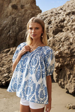 Load image into Gallery viewer, S/S Top w/Smocking
