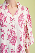 Load image into Gallery viewer, Button Down Blouse w/Balloon Slv Top
