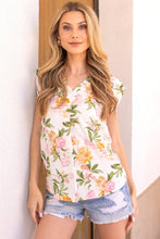 Load image into Gallery viewer, Cap Slv Printed Floral Top
