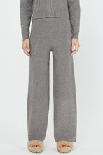 Load image into Gallery viewer, Wide Leg Rhinestone Sweater Knit Pants
