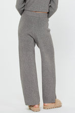 Load image into Gallery viewer, Wide Leg Rhinestone Sweater Knit Pants
