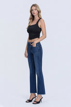Load image into Gallery viewer, Mid Rise Raw Hem Kick Flare
