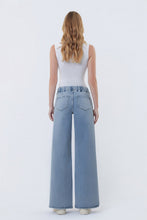 Load image into Gallery viewer, Drawstring Side Slit Wide Leg Jeans
