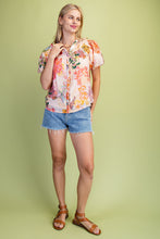 Load image into Gallery viewer, Puff Slv Button Down Blouse

