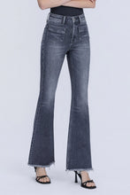 Load image into Gallery viewer, High Rise Flare w/Patch Pocket
