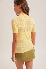 Load image into Gallery viewer, Mock Neck Pointelle Knit Sweater
