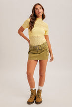 Load image into Gallery viewer, Mock Neck Pointelle Knit Sweater
