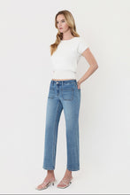 Load image into Gallery viewer, Patch Pocket Slim Wide Leg Jeans

