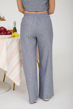 Load image into Gallery viewer, Stripe Linen Drawstring Lounge Pants
