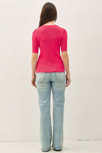 Load image into Gallery viewer, Lightweight Pointelle Sweater Top
