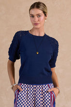 Load image into Gallery viewer, Round Neck S/S Sweater Top
