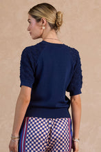 Load image into Gallery viewer, Round Neck S/S Sweater Top
