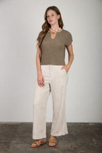 Load image into Gallery viewer, Split Neck Batwing Sweater Top
