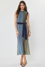 Load image into Gallery viewer, Striped Knit Midi Dress
