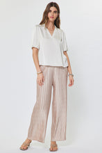 Load image into Gallery viewer, Pleated Elastic Waist Drawstring Pant
