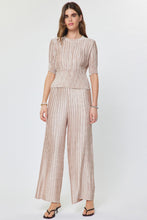 Load image into Gallery viewer, Pleated Elastic Waist Drawstring Pant
