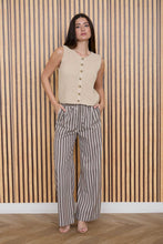 Load image into Gallery viewer, Round Neck Slvless Button Cardigan

