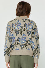 Load image into Gallery viewer, Pattern Jacquard Half Zip Sweater
