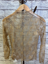 Load image into Gallery viewer, Sheer Lace L/S Top
